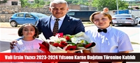 Vali Ersin Yazc 2023-2024 Ylsonu Karne Datm Trenine Katld