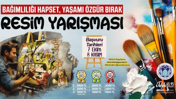 “Bağımlılığı Hapset, Yaşamı Özgür Bırak” Resim Yarışması Başvuruları Başladı