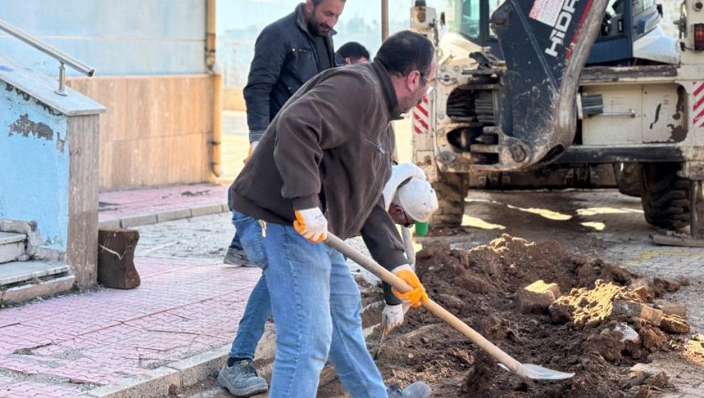 Arapgir Belediyesi Fen İşleri Müdürlüğü Okul Onarımlarına Devam Ediyor.