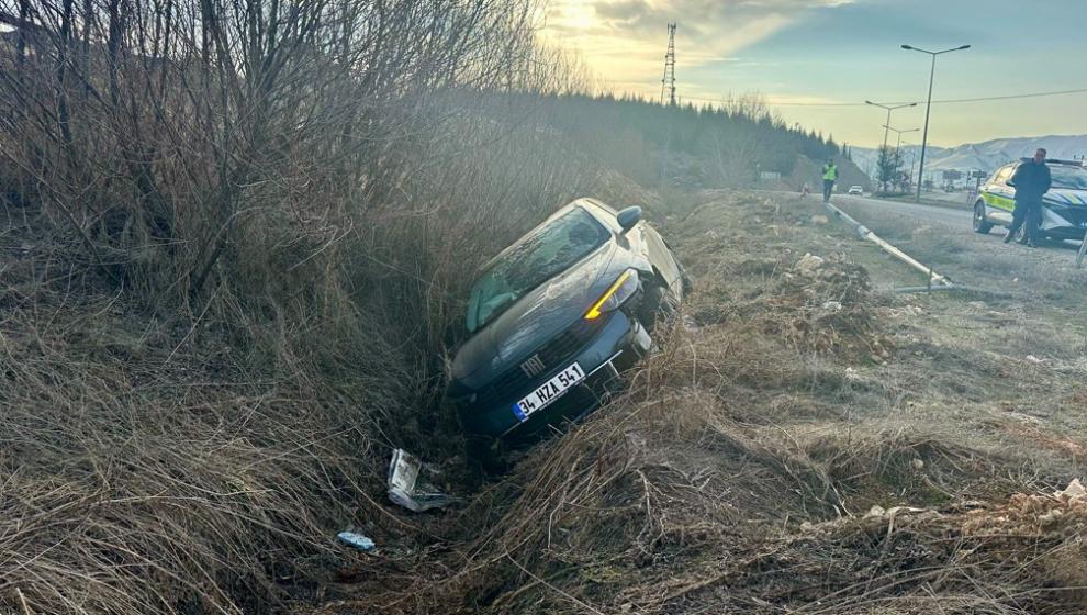 Adıyaman yolunda trafik kazası: 1 yaralı