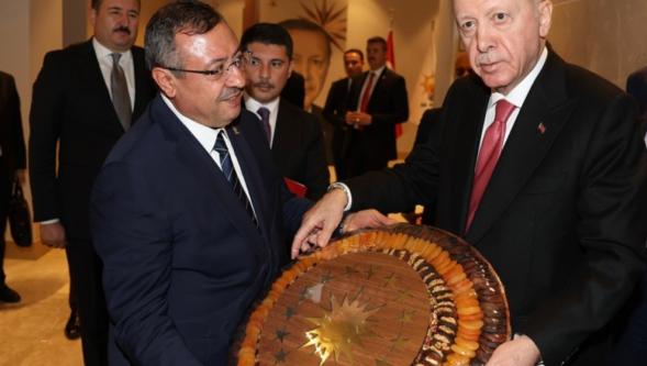 Başkan Bakan  Cumhurbaşkanı Erdoğan'ı Ziyaret Etti.