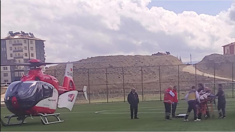2 Hasta İçin  Ambulans Helikopter Havalandı
