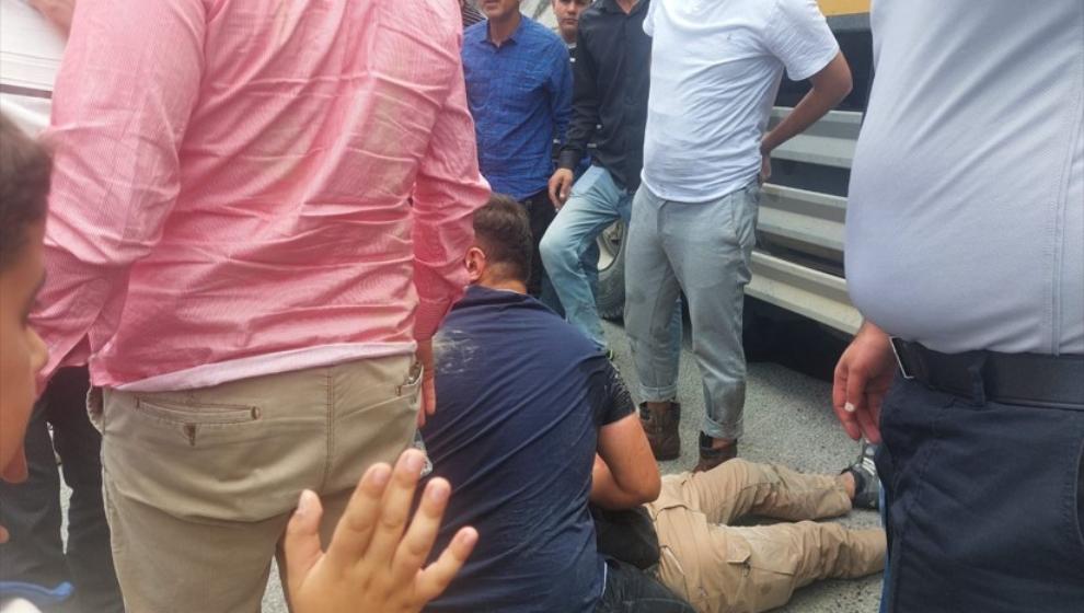 Kamyon ile Motosiklet Çarpıştı: 1 Yaralı