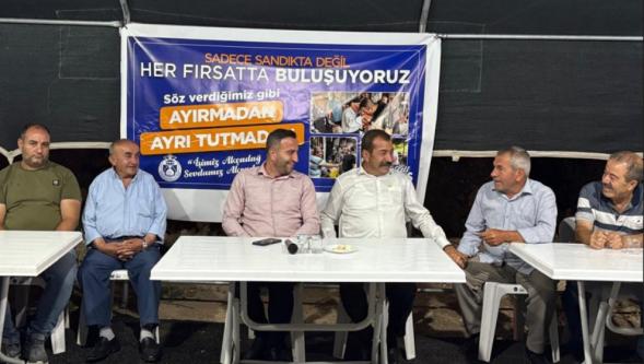 Başkan Ulutaş, Kültür Mahallesi'nde Vatandaşlarla Buluştu