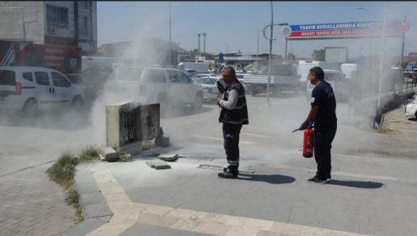Elektrik Trafosunda Yangın