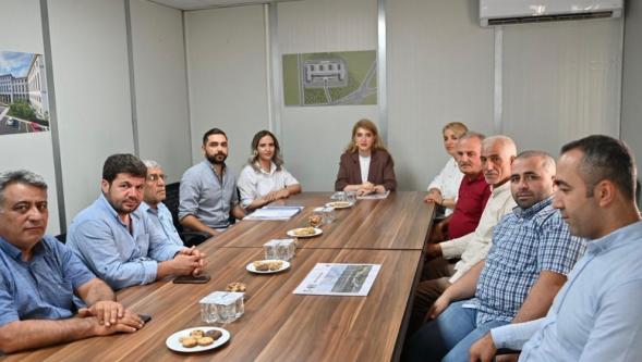 Vekil Ölmeztoprak  Yeni Adliye Sarayı inşaatında incelemelerde Bulundu