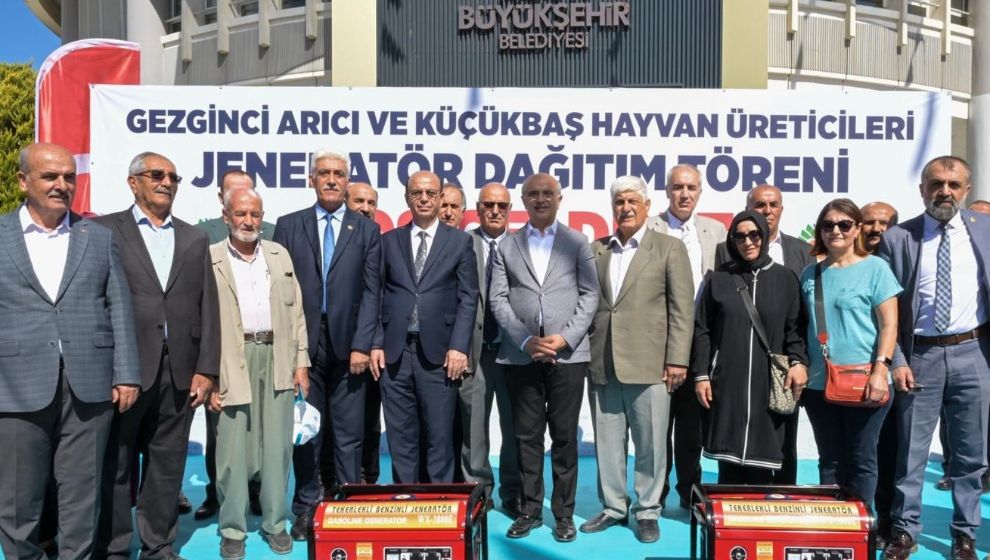 Büyükşehir, 444 Adet Jeneratörü Ücretsiz Dağıttı