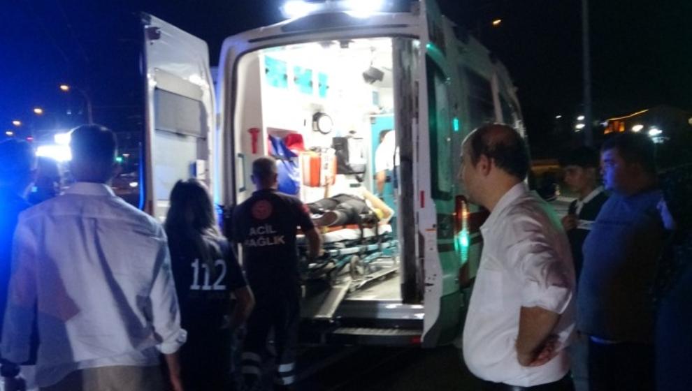 Çevreyolun'daki Kazada 2 kişİ  Yaralandı..