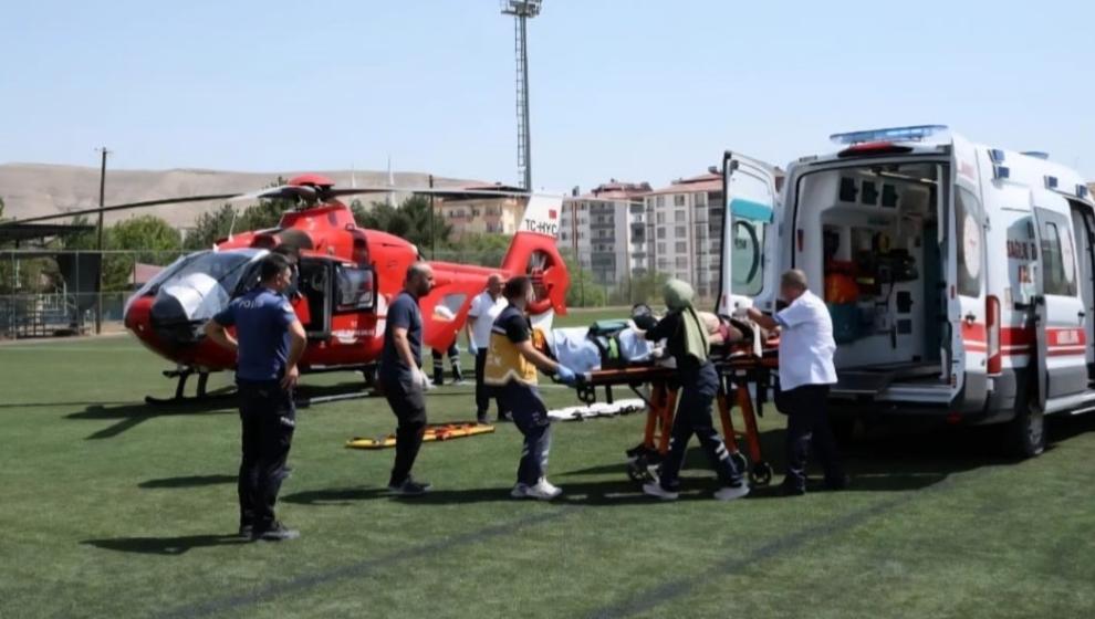 Darende'den Helikopter Yine Havalandı