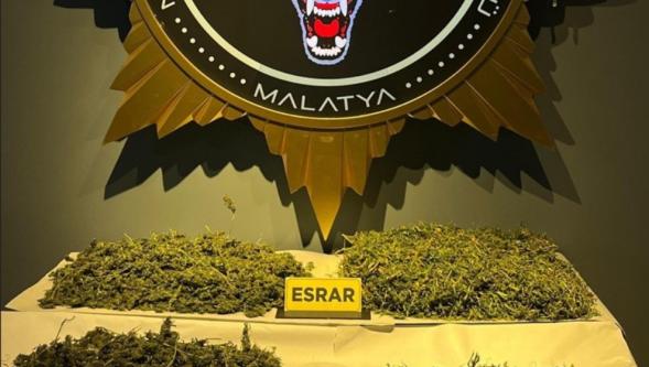 13 Kilo 560 Gram Kenevir Ele Geçirildi
