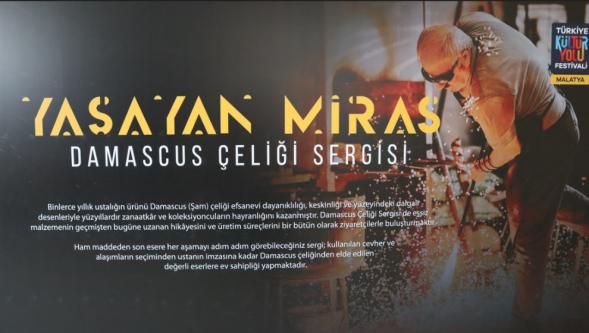 Yaşayan İnsan Hazinesi Ünvanlı Yusuf Usta, Damascus Çeliğini Malatyalılarla Buluşturuyor