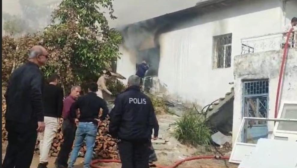 Akçadağdaki Yangın Korkuttu.