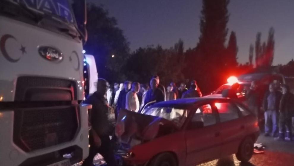 Hafriyat kamyonu Ölüm Getirdi