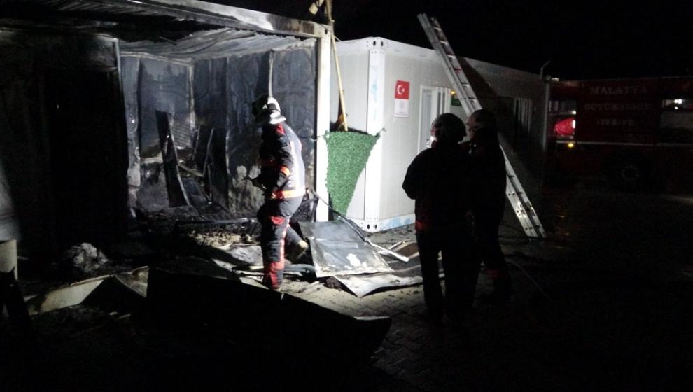 Konteyner Kentte  Yangın