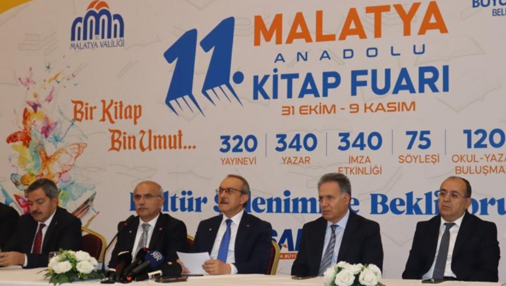 Malatya'da 11. Kitap Fuarı 31 Ekimde Başlıyor.