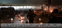 Hain saldırıdan sonra görüntüler