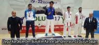 Uygur kardeşlerden Büyükler Karate Şampiyonasında büyük başarı