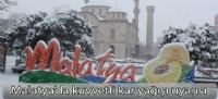 Malatya'da kuvvetli kar yağışı uyarısı