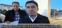 kiraz;Malatya'da 'hayır' afişlerinin söküldüğü iddia etti.