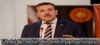 Tüfenkci: “Biz, meclisin etkin denetim yapmasını istiyoruz”