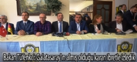 Bakan Tüfenkci: Galatasaray'ın almış olduğu kararı ibretle izledik