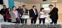 Malatya Büyükşehir Belediyesi Öğrencilere tüketici hakları anlatıldı
