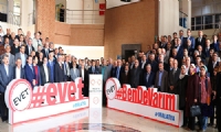 Malatya'da 135 STK'nın oluşturduğu 'Evet Platformu'ndan ortak çağrı
