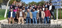 Üniversite öğrencilerine şanlıurfa gezisi