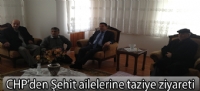 CHP'den Şehit ailelerine taziye ziyareti