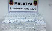 Darende'de 4 bin paket kaçak sigara ele geçirildi