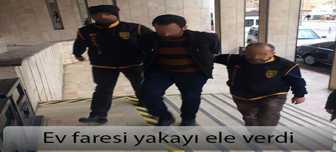 Ev faresi yakayı ele verdi