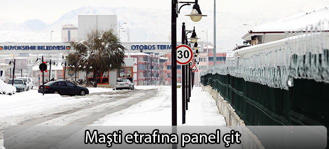 Maşti etrafına panel çit