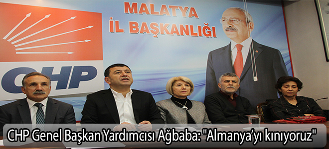CHP Genel Başkan Yardımcısı Ağbaba: 