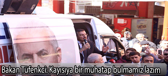 Bakan Tüfenkci: “Kayısıya bir muhatap bulmamız lazım”