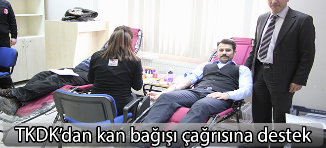 TKDK’dan kan bağışı çağrısına destek
