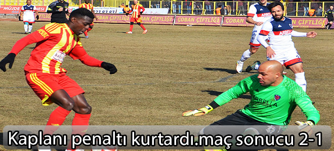 Kaplanı  penaltı  kurtardı.