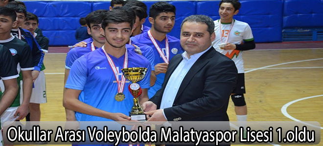 Okullar Arası Voleybolda Malatyaspor Lisesi 1.oldu
