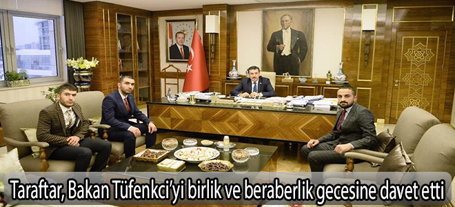 Taraftar, Bakan Tüfenkci’yi birlik ve beraberlik gecesine davet etti