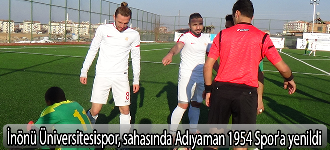 İnönü Üniversitesispor, sahasında Adıyaman 1954 Spor'a yenildi