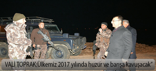 Ülkemiz 2017 yılında huzur ve barışa kavuşacak”