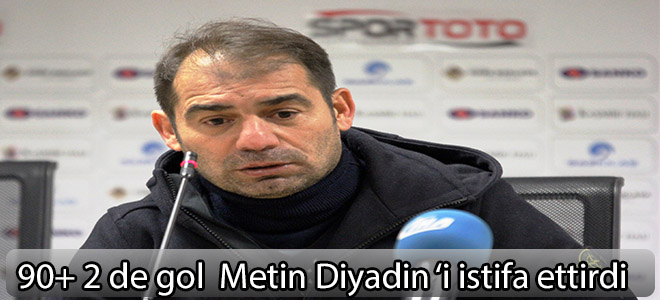 Büyükşehir Gaziantepspor Metin Diyadin istifa etti