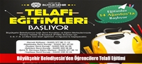 Büyükşehir Belediyesin'den Öğrencilere Telafi Eğitimi