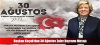 Başkan Koçak'dan 30 Ağustos Zafer Bayramı Mesajı