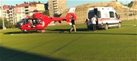 Ambulans Helikopter Malatya'da 2 Hasta İçin Havalandı