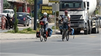 Seyahat Tutkunu Çift, Bisikletle 3 Bin Kilometre Yol Yaptı