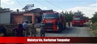 Malatya'da, Korkutan Yangınlar