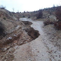 Doğanşehir'de Yağmur Suları Sel Getirdi