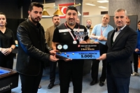 Bilardo Turnuvasında Ödüller Dağıtıldı