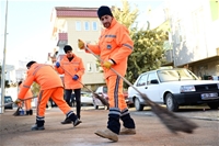 Battalgazi Belediyesi Enkaz Sonrası Temizlik Çalışmalarını Aralıksız Sürdürüyor