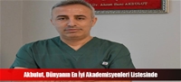 Akbulut, Dünyanın En İyi Akademisyenleri Listesinde